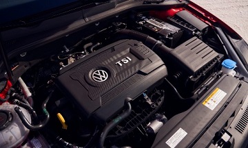 Engine looks of the 2021 Volkswagen Golf GTI available at Wyatt Johnson Volkswagen