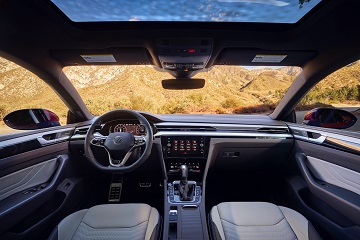 Interior appearance of the 2021 Volkswagen Arteon available at Wyatt Johnson Volkswagen
