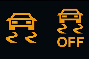 Traction control light