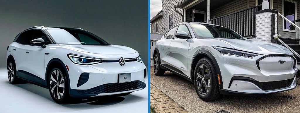 2021 Volkswagen ID.4 Vs 2021 Ford Mustang Mach-E