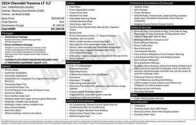 2024 Chevrolet Traverse LT 1LT