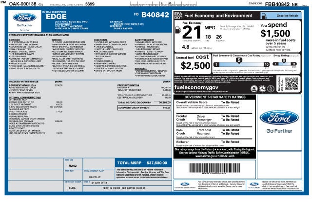 2015 Ford Edge SEL