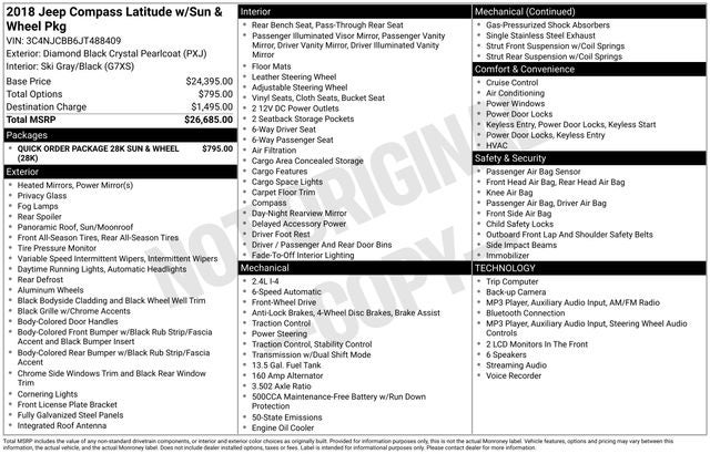 2018 Jeep Compass Latitude