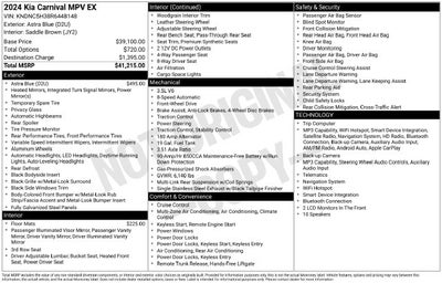 2024 Kia Carnival EX