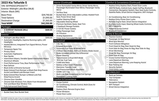 2023 Kia Telluride S