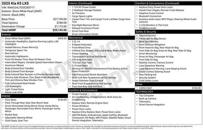 2025 Kia K5 LXS