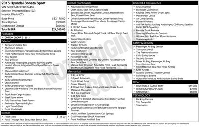 2015 Hyundai Sonata Sport