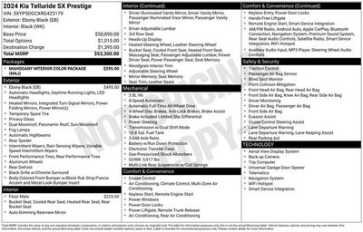 2024 Kia Telluride SX-Prestige