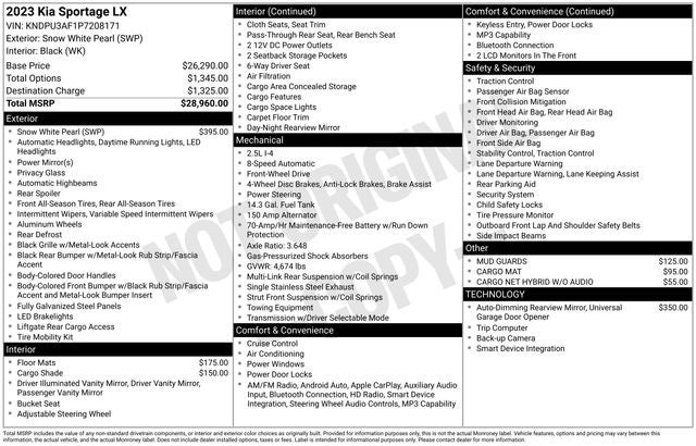 2023 Kia Sportage LX
