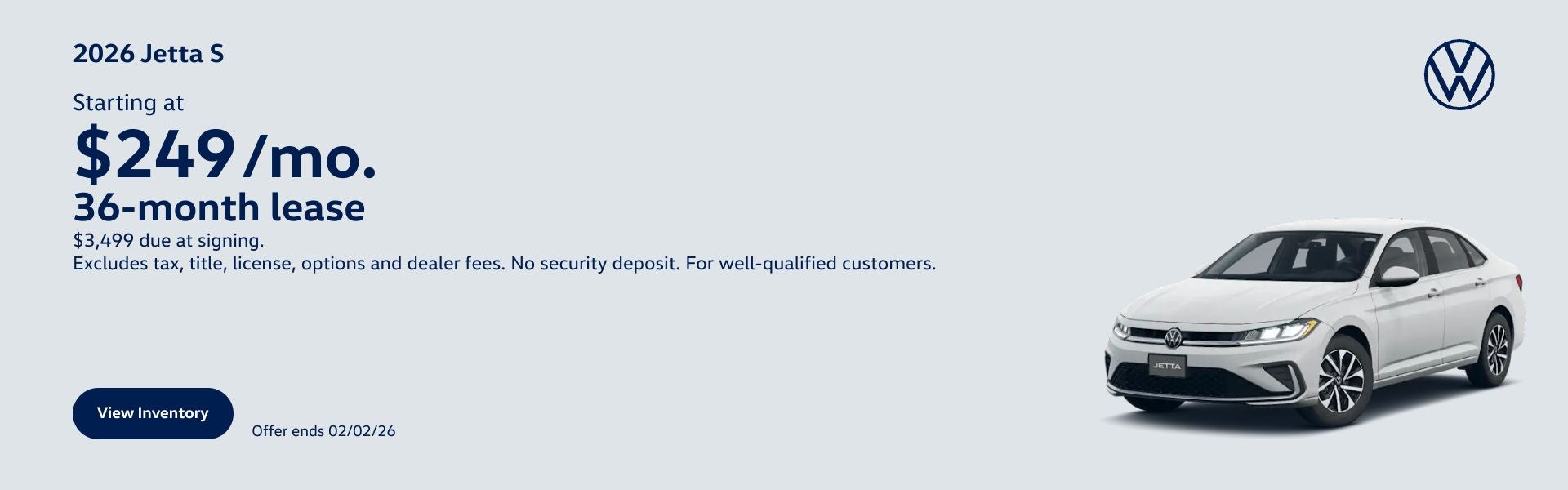 My26 Jetta Lease