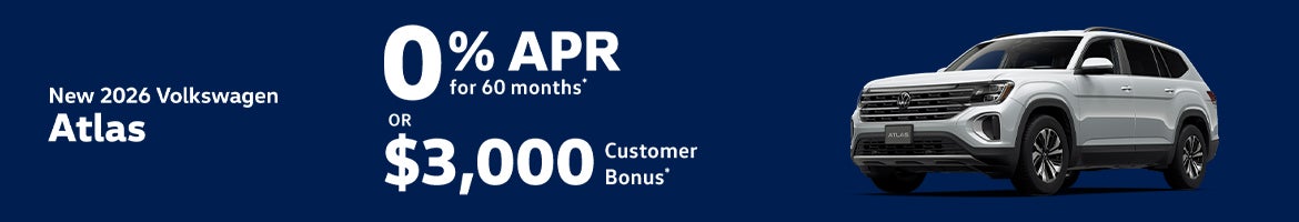 New 2026 Volkswagen Atlas