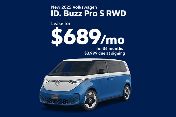 New 2025 Volkswagen ID. Buzz Pro S RWD