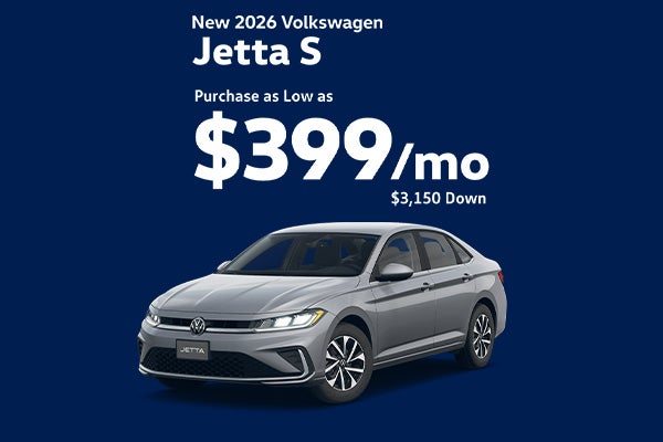 New 2026 Volkswagen Jetta S