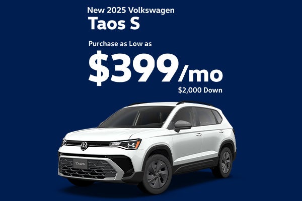 New 2025 Volkswagen Taos S