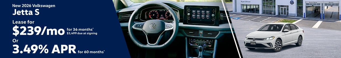 New 2026 Volkswagen Jetta S