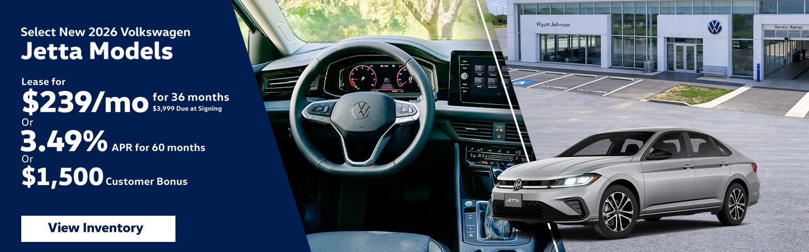 Select New 2026 Volkswagen Jetta Models