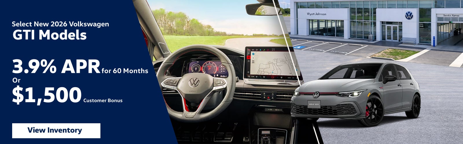 Select New 2026 Volkswagen GTI Models