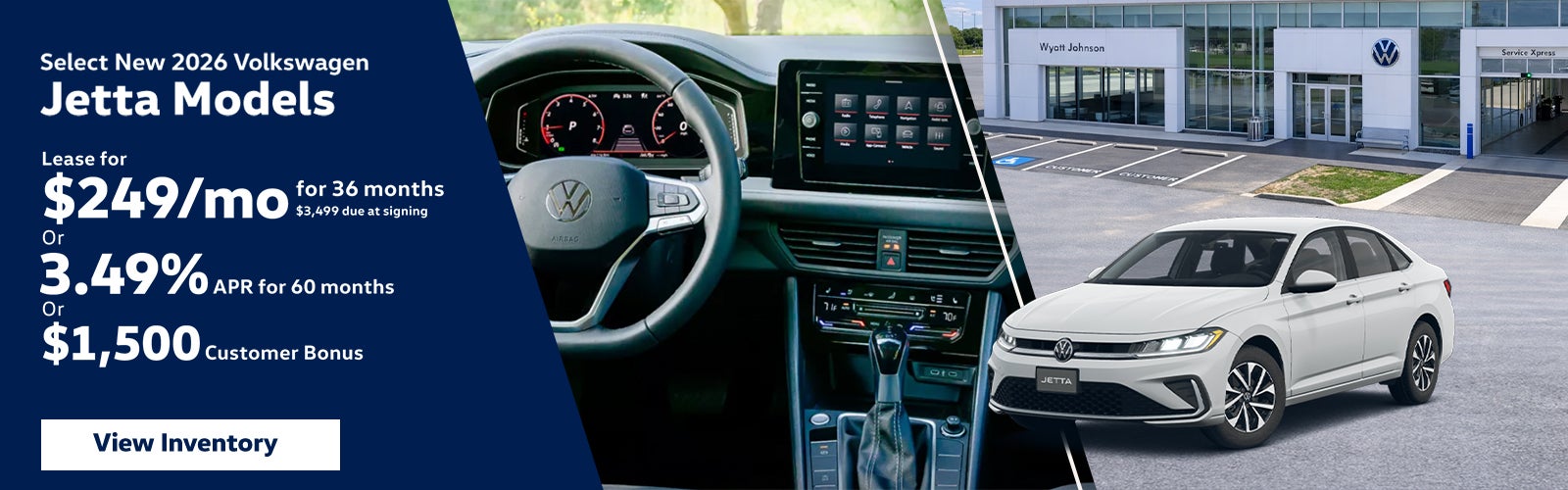 Select New 2026 Volkswagen Jetta Models