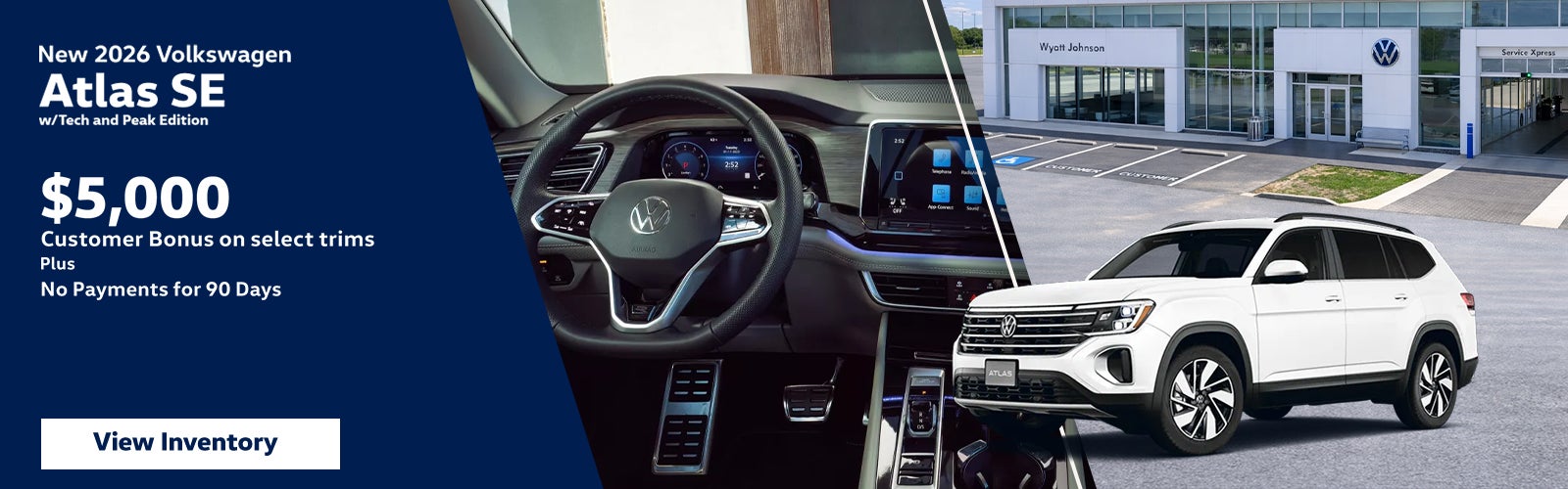 New 2026 Volkswagen Atlas SE w/Tech and Peak Edition