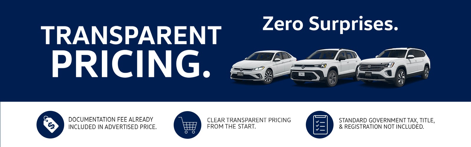 Transparent Pricing