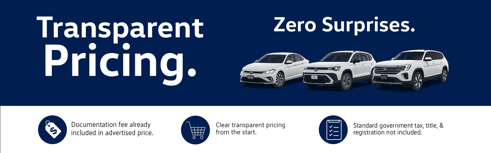 Transparent Pricing